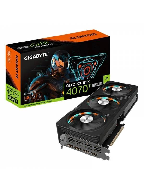 VGA RTX4070TI 16GB GYGABYTE    SUPER OC EDITION GDDR6X DLSS3 PN: GV-N407TSGAMING EAN: 4719331354107