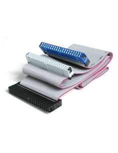 CABLE HD/DVD IDE ATA/ 66 50CM  3 CONECTORES 18" PN: IDE...