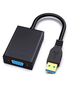 CONVERSOR USB 3.0 A VGA HEMBRA 15CM PN: USB3.0- VGA M-F...