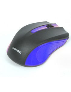 RATON USB OMEGA 1000 DPI AZUL  NEGRO PN: OM05BL EAN:...