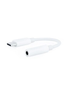 CONVERSOR TYPE-C A JACK  3.5MM 11CM BLANCO PN:...