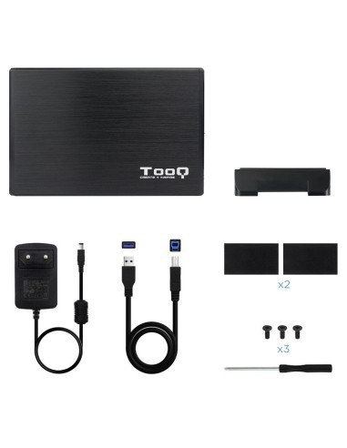 CAJA 3.5" USB 3.0 TOOQ   NEGRA TQE-3527B PN:...