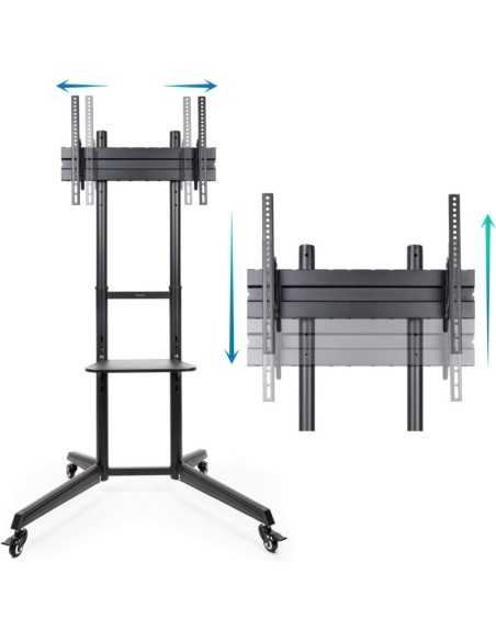 SOPORTE SUELO CON RUEDAS PARA  PANTALLAS 37-70" RAMSES PN: FS1170M-B EAN: 8433281013391   