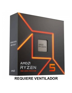CPU AMD RYZEN 5 S-AM5   7600X  BOX SIN VENTILADOR PN:...