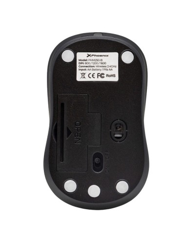 RATON WIRELESS PHOENIX M250    NEGRO CON...