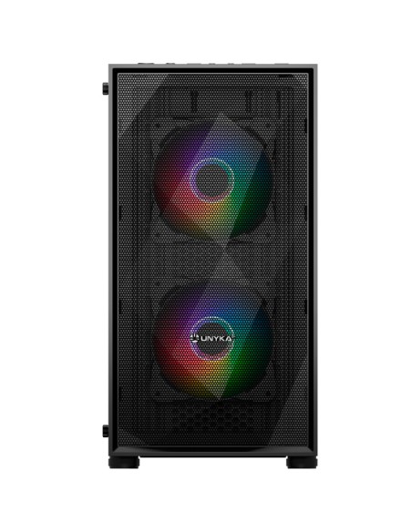 CAJA GAMING MIR B200 NEGRA     USB 3.0 ARGB SIN FUENTE PN: UK113011 EAN: 8436617920257   