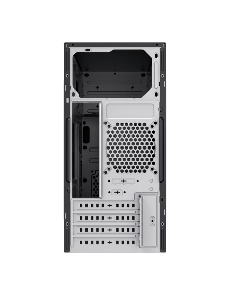 CAJA MICRO ATX UNYKA AERO C12  V2 NEGRA SIN FUENTE PN: UK52110V2 EAN: 8436617921018   
