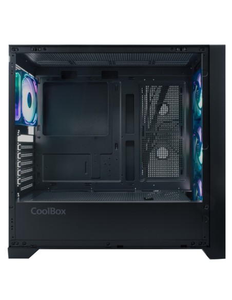CAJA GAMING ATX GE2000 DUALVIE W ARGB NEGRO COOLBOX PN: COO-CHA-GE2000-0 EAN: 8436624420955   