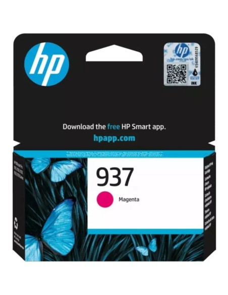 CARTUCHO HP 4S6W3NE 937 MAGENT A PN: 4S6W3NE EAN: 196786147562    