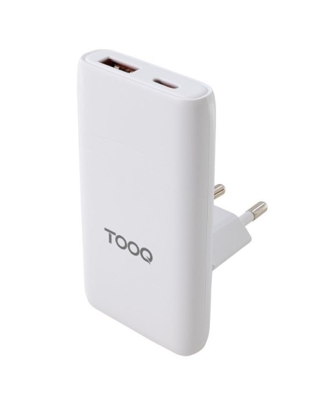 CARGADOR  5V ENCHUFE UNIVERSAL TOOQ X1 USB TYPE, X1 USB BLANC PN: TQWC-GANSL65W1A1 EAN: 8433281016613   