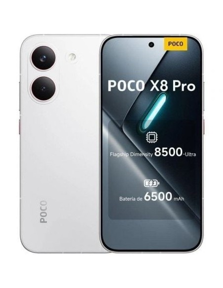 SMARTPHONE 6.59" XIAOMI POCO   X8 PRO/8GB/512GB/NFC/5G/BLANCO PN: MZB0NVTEU EAN: 6932554412555   