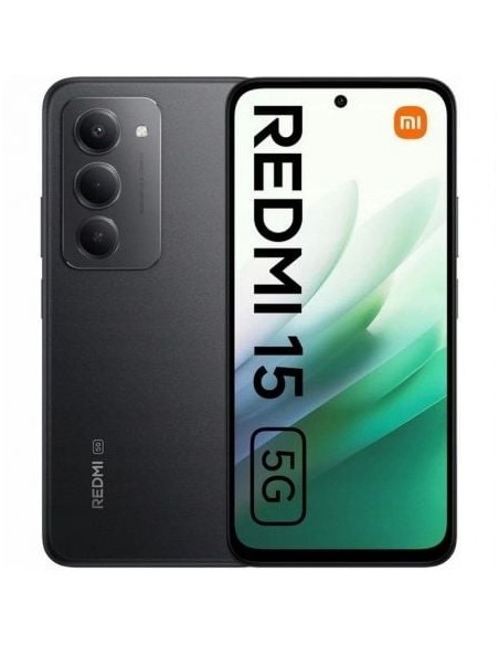 SMARTPHONE 6.9 " XIAOMI REDMI  15 4GB/128GB/NFC/5G/NEGRO PN: MZB0L50EU EAN: 6932554452131   