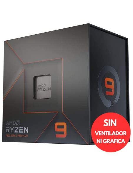 AMD S-AM5 RYZEN 9 7950X   BOX  4.5 GHZ SIN VENTILADOR PN: 100-100000514WOF EAN: 730143314534    