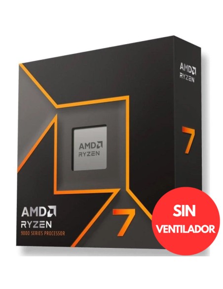 AMD S-AM5 RYZEN 7 9700X  BOX   3.8GHZ SIN VENTILADOR PN: 100-100001404WOF EAN: 0730143315593   