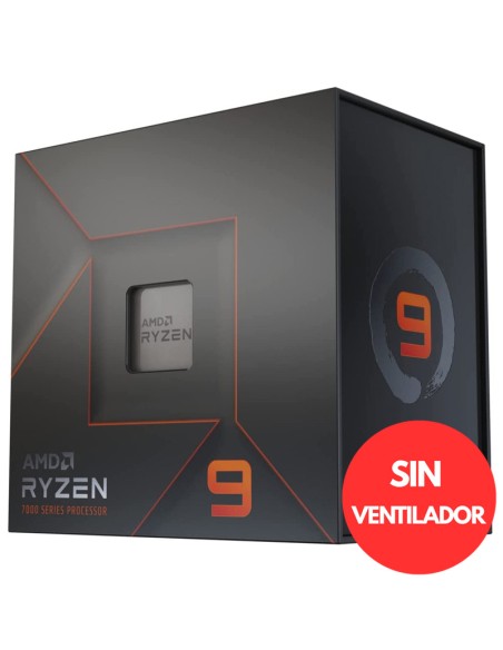 AMD S-AM5 RYZEN 9 7950X   BOX  4.5 GHZ SIN VENTILADOR PN: 100-100000514WOF EAN: 730143314534    
