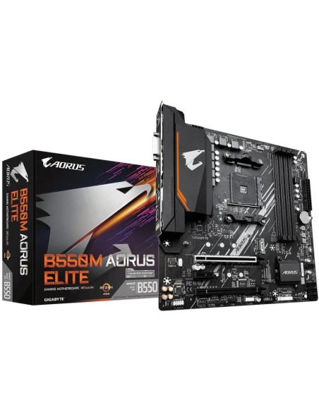 PB S-AM4 AOURUS B550M ELITE    DDR4 M-ATX PN: 9MB55MAEL-00-G13 EAN: 4719331809546   