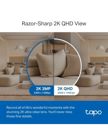 CAMARA SEGURI. WIFI TAPO TC72  TP-LINK 2K 360...