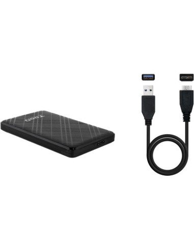 CAJA 2.5" USB 3.1 TOOQ   NEGRO SATA TQE-2500B...