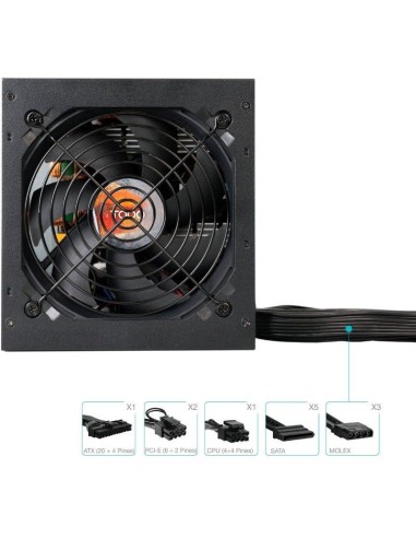 FUENTE  650W/48A    ATX TOOQ   TQHELIOS-650SP...