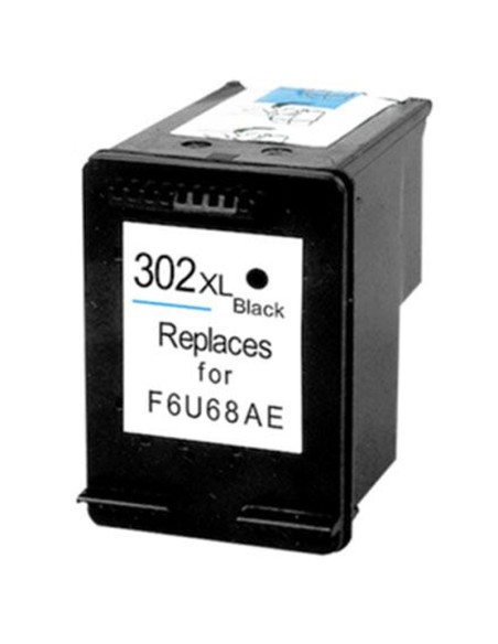 CARTUCHO INK HP 302XL F6U66AE  NEGRO PN: COF6U66AE EAN: 8435799702194   