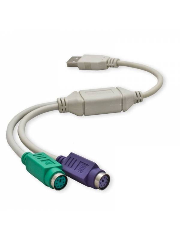 CONVERSOR 1 USB A 2 PS2 PN: 1 USB A 2 PS2 EAN: 1000000001442